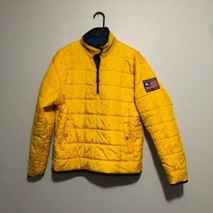 Vintage Reversible Polo Jeans co USA Puffee windbreaker